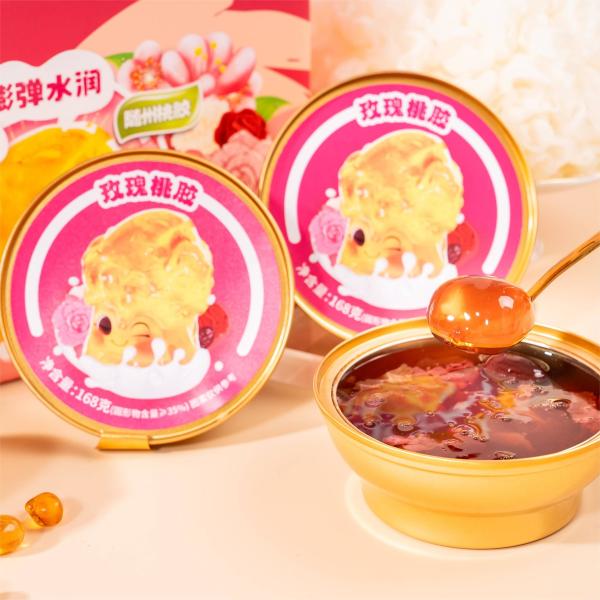 Bowled Rose Resep Peach Gum Collagen Dessert White Fungus 168g