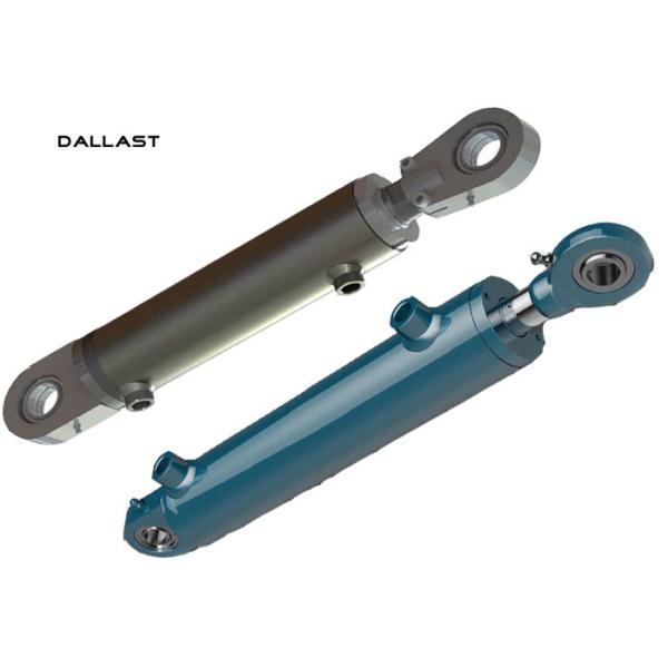 2 cilindros hidráulicos de actuación del camión de basura, cilindro del aceite hidráulico