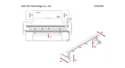 Presse plieuse électro-hydraulique Eko 220T 16kw