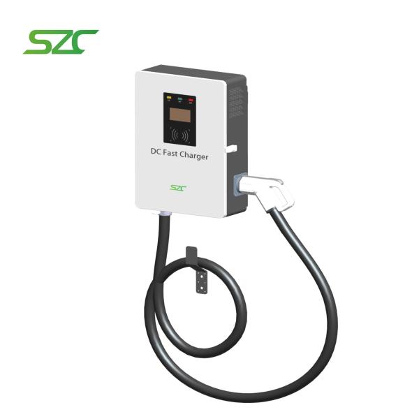 CCS2 Single Gun 4G Wifi DC Charger 20kW 30kW 40kW for Real Estate Engineering Project Commercial