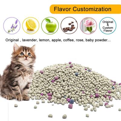 No Dust Clumping Bentonite Cat Sand Customised Deodorization Bentonite Clay For Cats