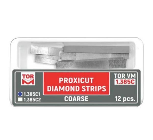 PROFESSIONAL DENTAL Import from Russia TOR VM/TOP BM Dental Proxicut Diamond Strips 1.385M 12pcs/Do-All Proxicut System