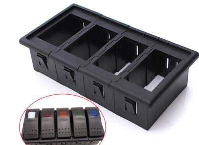 High Accuracy Custom Molds And Plastics Black Color For PC Electric Controller Panel