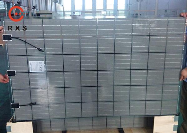 painel solar de vidro duplo policristalino/270W/60cells/20V/transparente