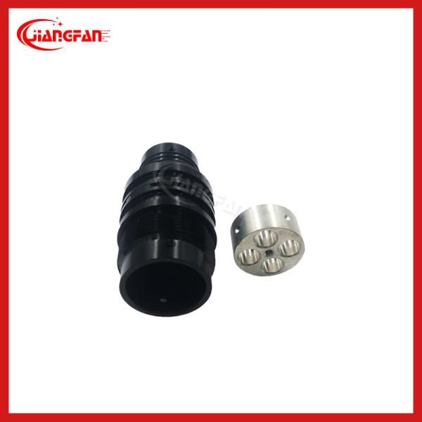 Aluminum Alloy / POM Buffer Tube Fan Out Kit 2 core 3.0mm 7mm Cable Dia Fiber