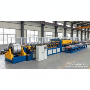 Metal Slitting Line with Carbide Slitter Blades and PLC Control for High-Precision Aluminium Slitting