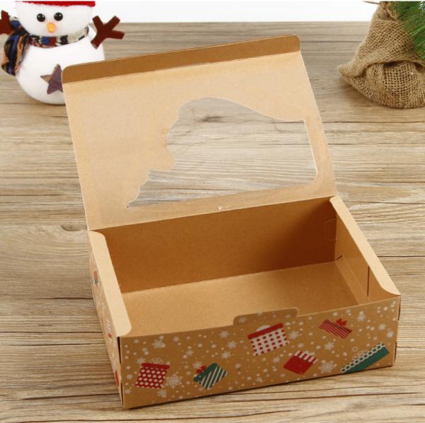 Human Shaped Kraft Cardboard Gift Boxes For Christmas Gingerbread