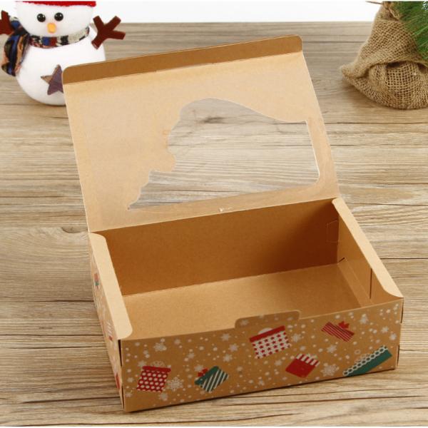 Human Shaped Kraft Cardboard Gift Boxes For Christmas Gingerbread