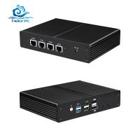 Cuatro 2.5GbE RJ45 LAN Firewall DDR5 Mini PC soporta pantalla doble HD