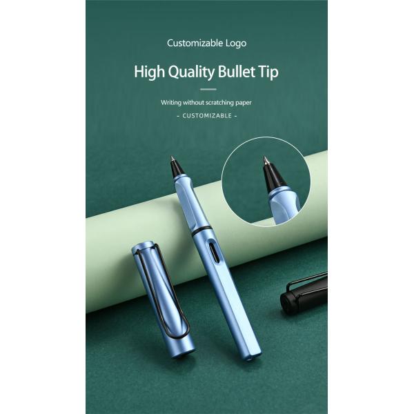 Colorful Plastic Signature Pen Matte School Gel Pens Promotion Gifts Custom Logo