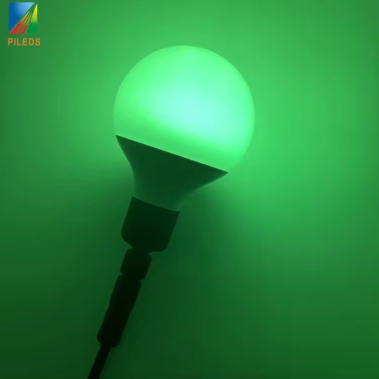 3D 80 мм светодиодный пиксельный шаровой точечный свет Адресная RGB многоцветная светодиодная музыкальная лампочка