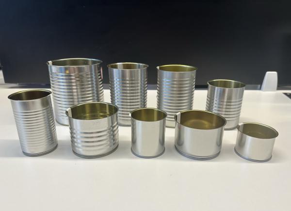 Convenient Fresh Seafood Cans in Metal Tin Containers