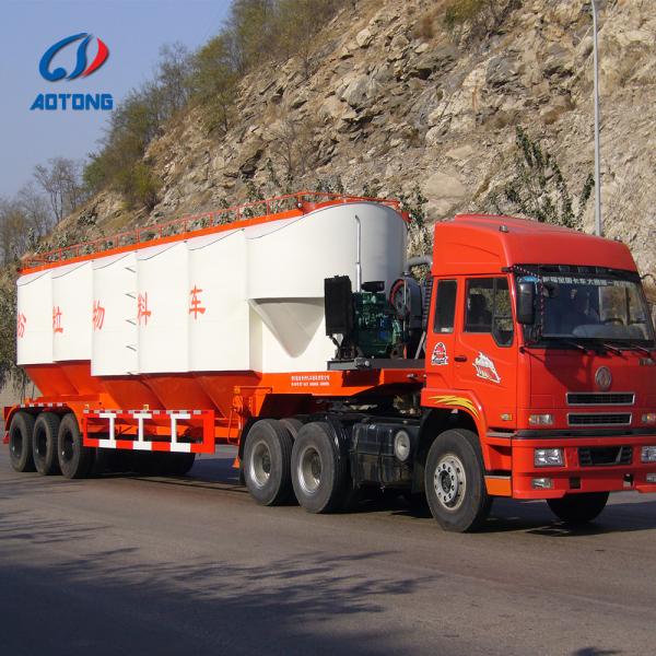 Tri Axle Stainless Steel Tanker Trailer 40000L-50000L Capacity