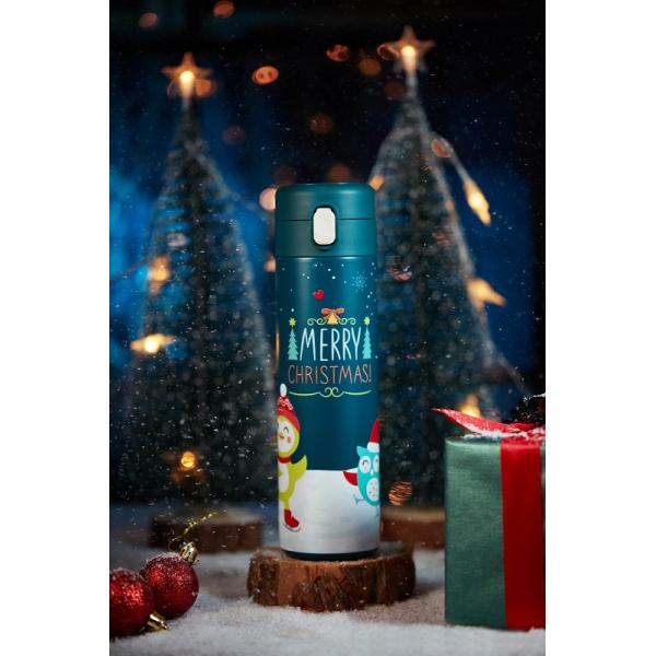 Вакуумные бутылки Термосы Светодиодные цифровые бутылки с водой Вакуумные кружки из нержавеющей стали