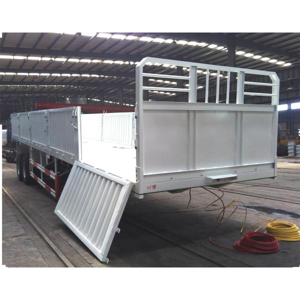Three - Axle 40ft 30 Ton Cargo Semi Trailer Side Wall Mechanical Suspension