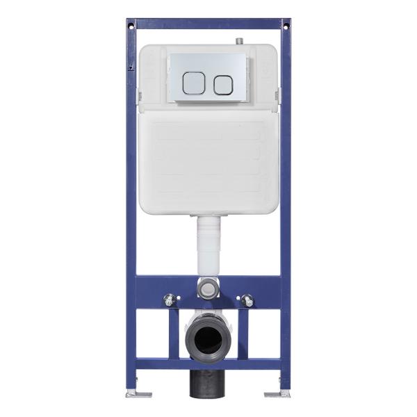 Stylish 3L/4.5L Wall Hung Concealed Cistern Concealed Flush Tank With Frame
