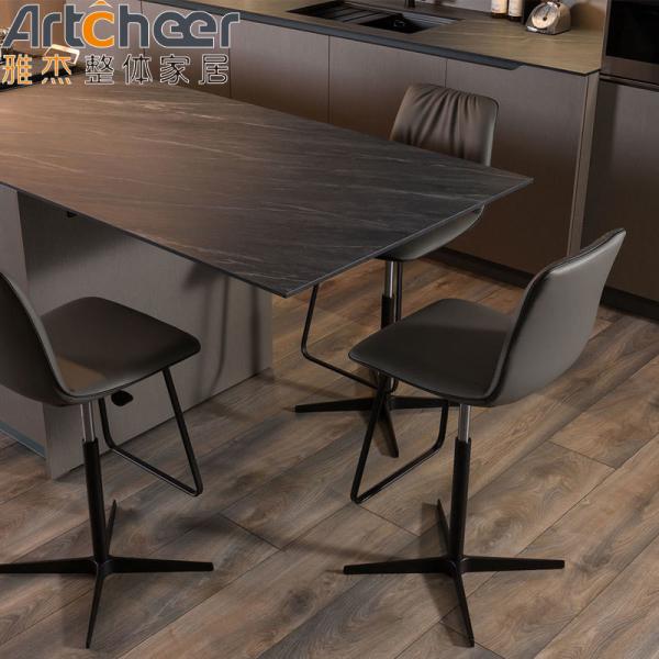 Modern Black Kitchen Cabinets Made Ready to Assemble Wooden Furniture with Free Design