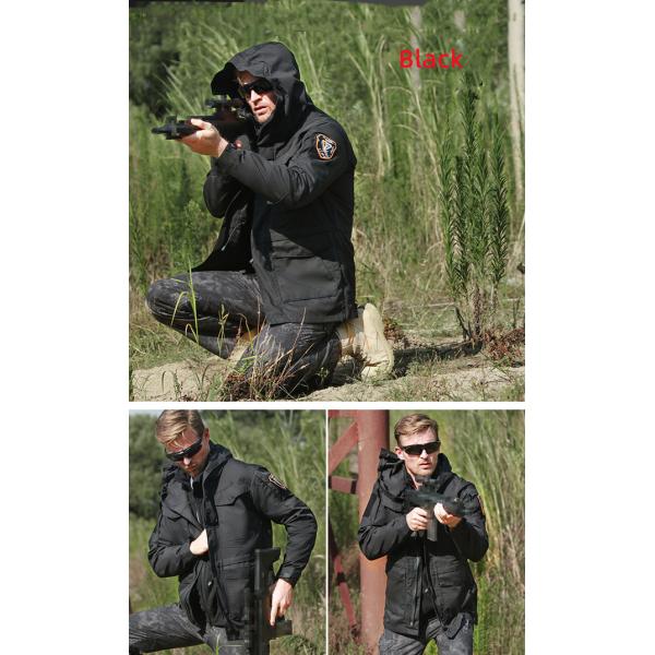 Strong Checkered Men Windbreaker Jacket Cotton Polyester Fabric Rainproof