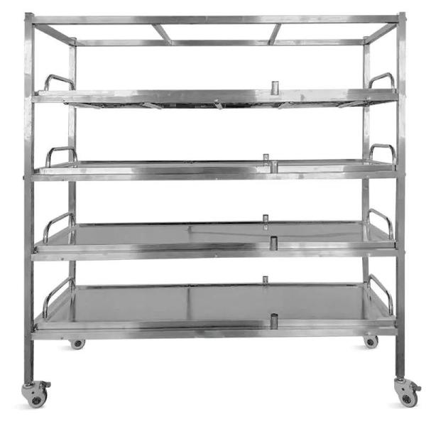 304 Stainless Steel Bodies Rack 2/3/4/12 Tiers Corpses Storage Rack, morgue cart cadaver shelf body lifter