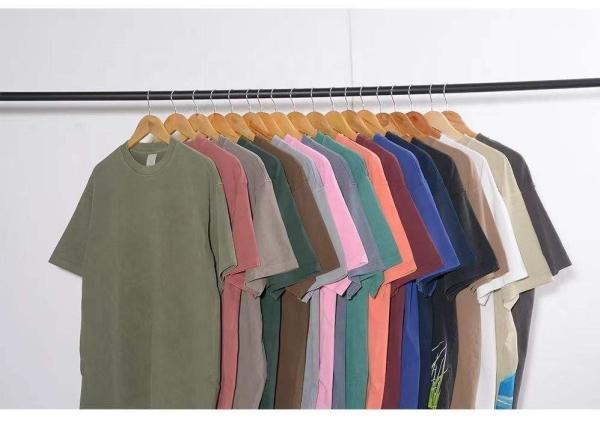 T-shirts para homens em dificuldade T-shirts Dtg Impressão ácido lavagem sublime camisa Streetwear preto vintage