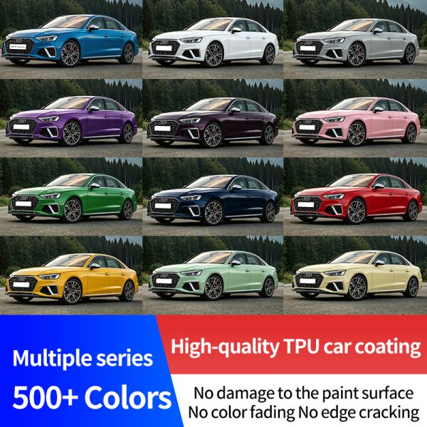Color TPU Paint Protection Film Stretchable Removable PPF with UV Weather Water Proof Durable Shield