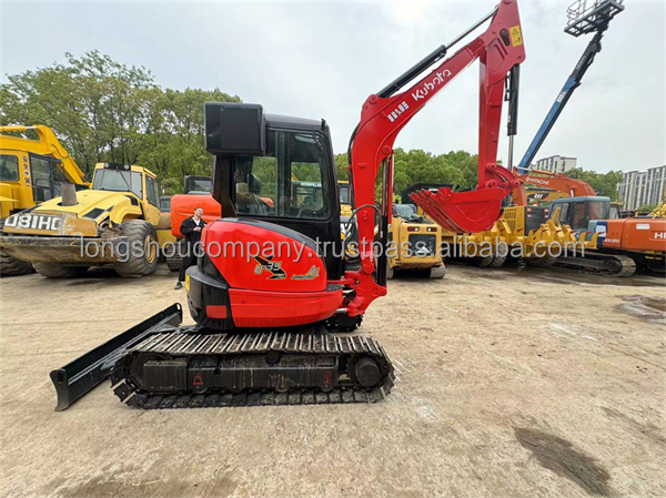 Original Japan 3.5 Ton Used Kubota U35 Roadwork Excavator with 0.35m3 Bucket Capacity