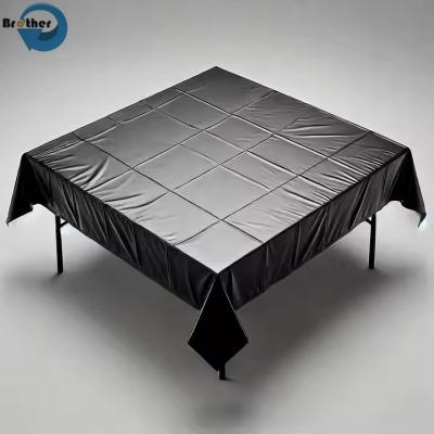Custom Printed Disposable Plastic Tablecloths: PE Material, Perfect for Events, Pack of 20, Eco-Friendly, Easy-Clean