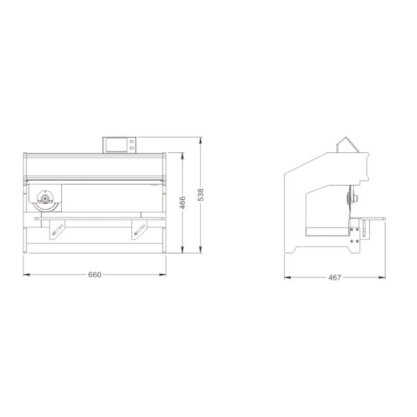 Econômico corte rapidamente independentemente da quantidade Blade Moving V-Cut PCB Separador