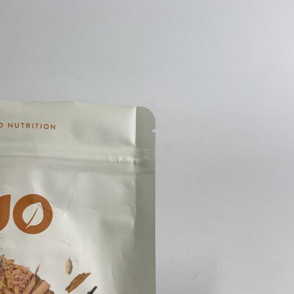 El empaquetado que se puede volver a sellar impreso de encargo del polvo de la proteína de la categoría alimenticia empaqueta el soporte encima de los bolsos de la cremallera para la proteína