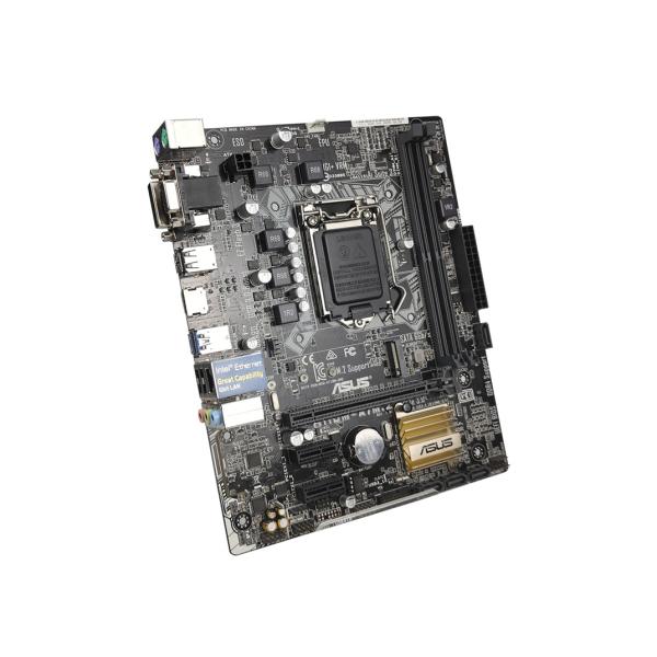 Материнская плата ASUS H110M Intel для ПК DDR4 USB2.0 Micro-ATX 32G Поддержка ЦП 6 7 8 9gen 1151