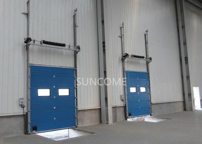 Quadro de aço galvanizado Portas seccionais de alta velocidade Motor de alta frequência