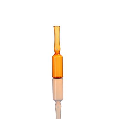 2ml ampola de vidro borosilicato âmbar uso cosmético médico