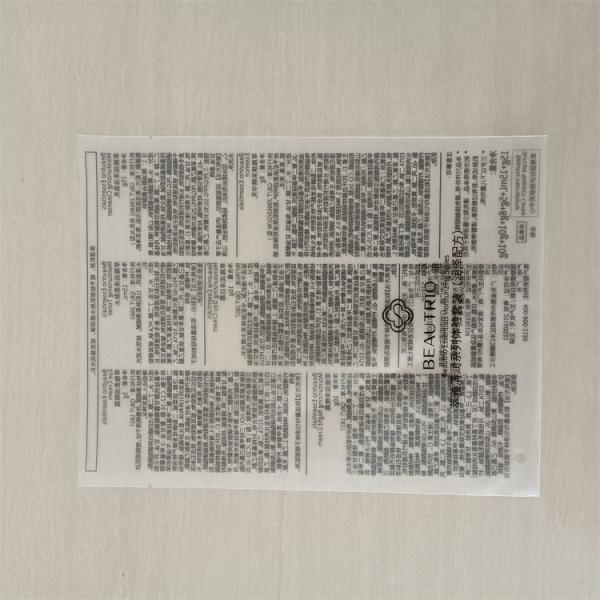 Transparent Suffocation Warning Polybag for OEM Service Accepted PET/PE CPP Packaging