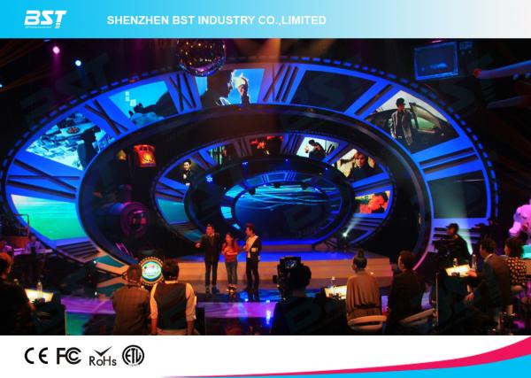 500*1000Mm full color led screen rental or fixed installation die casting aluminum
