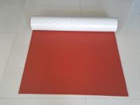 Folha de borracha de silicone vermelho escuro de célula fechada e folha de esponja de silicone resistente a alta temperatura