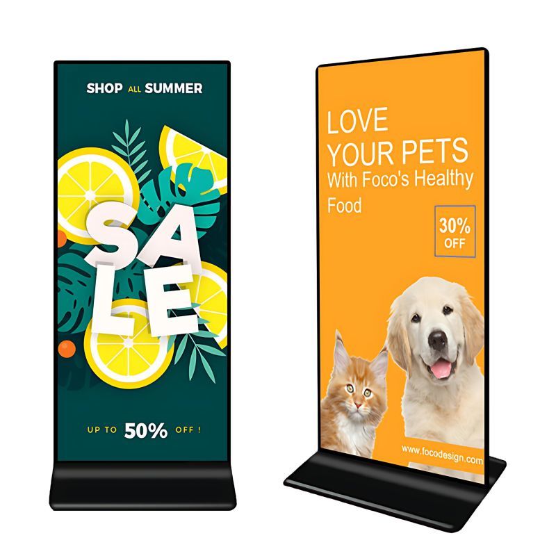 69.3inch Full Screen Touch All In One Kiosk Advertising Android Digital Signage