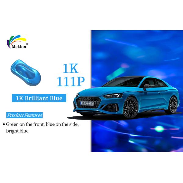 1K Блестящий синий покрытие кузова автомобиля Автомобильная краска Ржавостойкая быстрая сушка 1K Металлическая краска