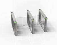 Tourniquet électronique de barrière d'oscillation de verre trempé pour le souterrain