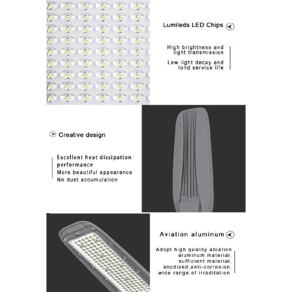 KCD водонепроницаемость IP65 прочный алюминиевый корпус ПК линза Ac лампы 100w светодиодные уличные фонари