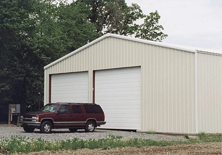 Prefabricated Light Steel Structure Construction Shed Industrial Metal Garage