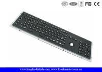 Clavier rocailleux en métal de noir de bâti de panneau avec le clavier numérique de touches et de nombre de fonction de boule de commande