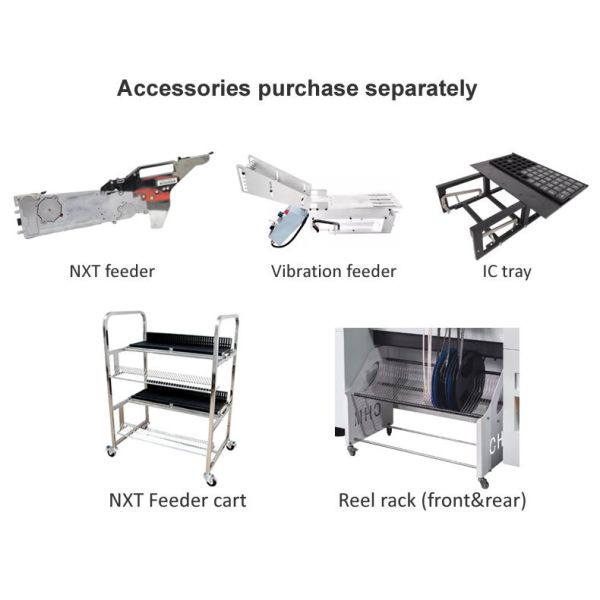 Best Seller 6 heads TC06 Pick and Place Machine Cast-iron Frame SMT Chip Mounter