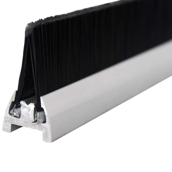 Furniture Dusting Screen Door Sweep Brush Black Color Door Sealing