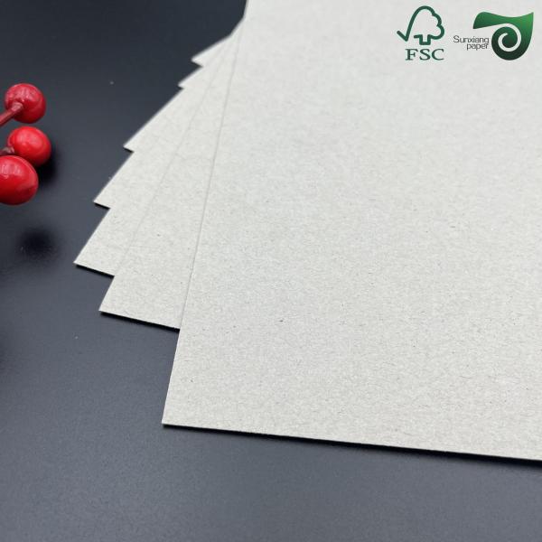 Recycled Pulp Clay Coated Chipboard 900gsm Suitable For Storage Boxes