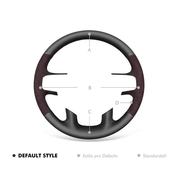 Car Accessories Hand Stitching Steering Wheel Cover for Dodge RAM  Dodge RAM 1500 2018-2023