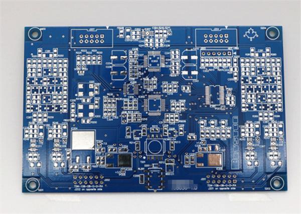 HASL LFの電子プリント基板の青いsoldmaskの白いシルクスクリーン2ozの銅