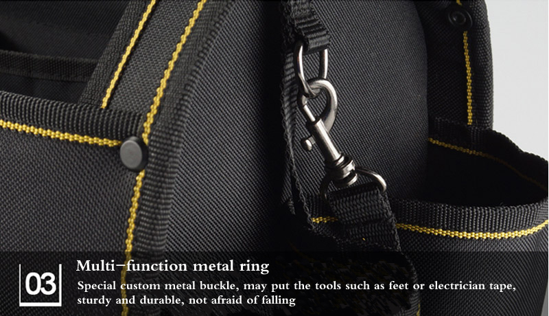 Heavy Duty Rolling Rugged Holding Backpack Porter Cable Tote Tool Bag for Electrician