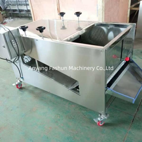 Mushroom root cutting machine, mushroom cutter machine
