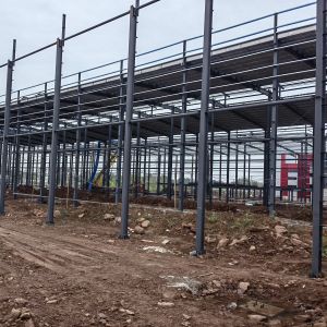 Galvanizing Industrial Steel Buildings Corrosion Proof Custom Steel Commercial Buildings