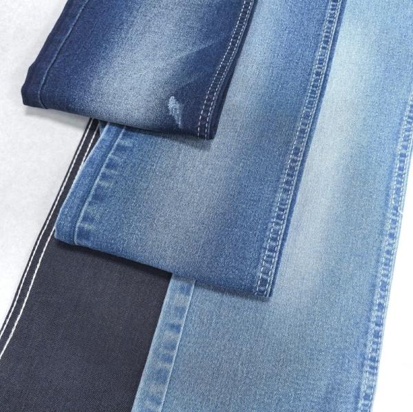Light Weight Denim Fabric Stock Lot Hight Stretch 9.5oz Clearance 178-180cm